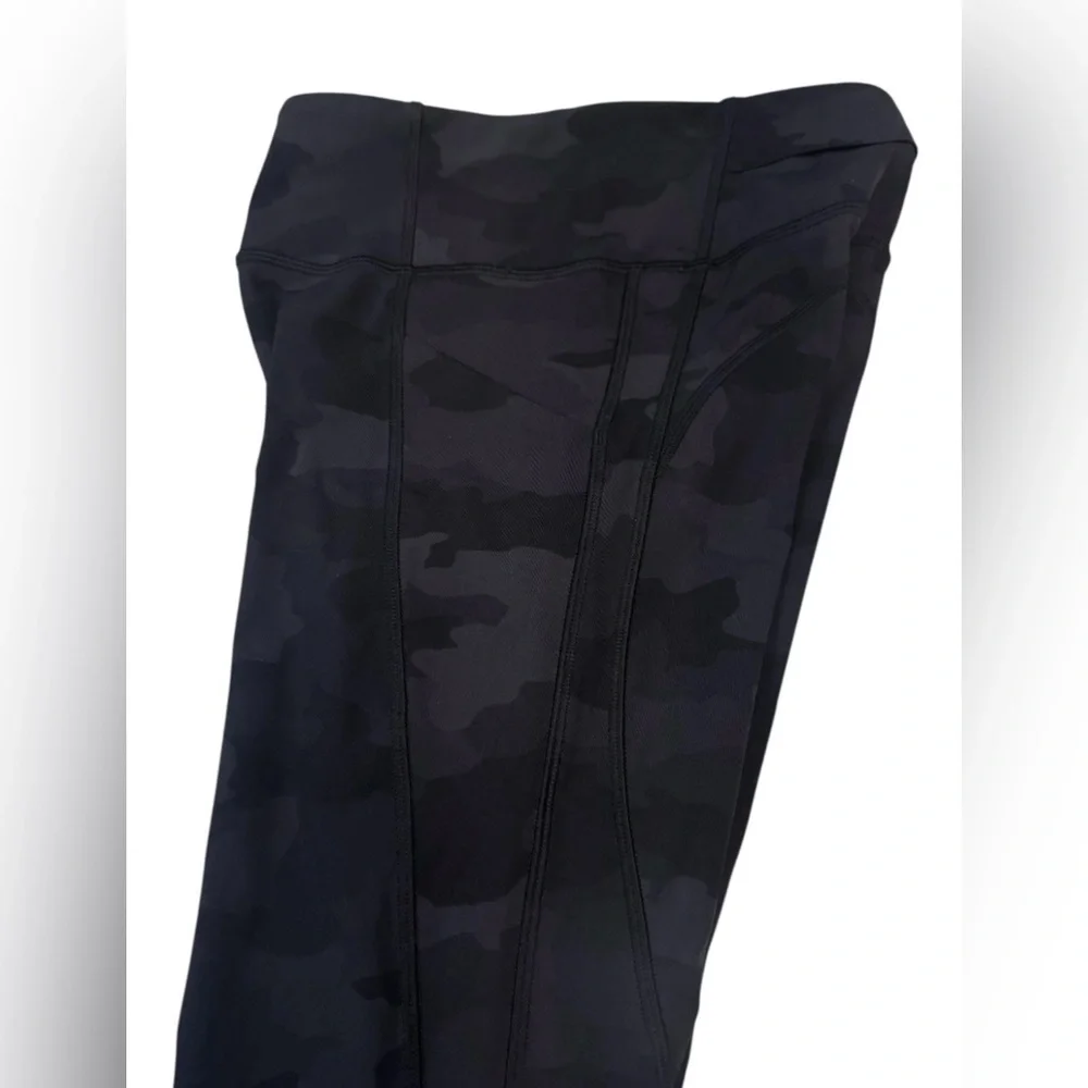 Lululemon Align High Rise Black Dark Camouflage Women's Leggings Size 4